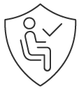 Safety shield icon