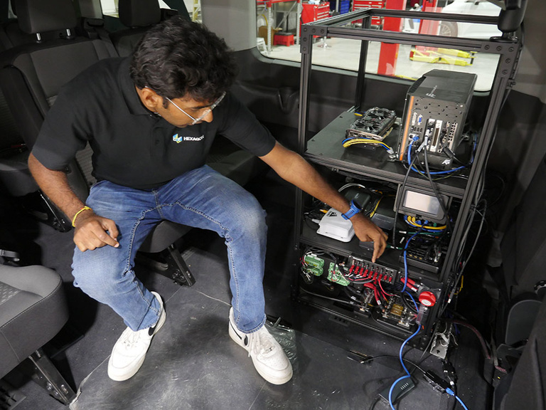 Sri Mushty, one of the autonomous software specialists from Hexagon | AutonomouStuff