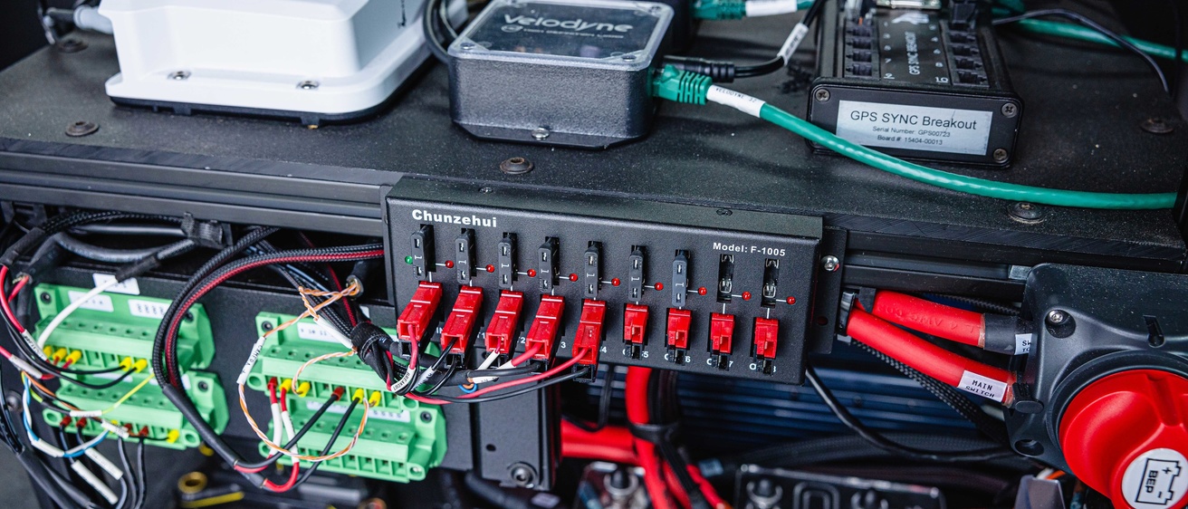 The inner workings of an autonomous vehicle.